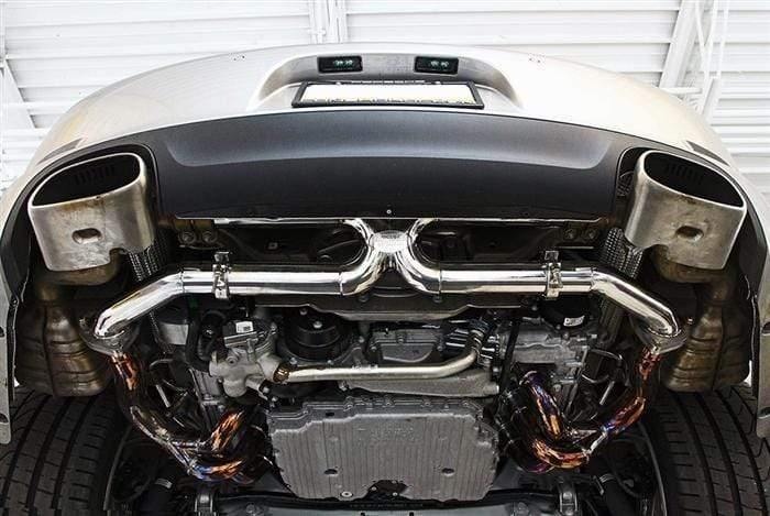 Fabspeed Center Muffler Bypass X-Pipe - Porsche 991 Carrera