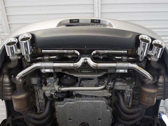Fabspeed Valvetronic Center Muffler Bypass X-Pipe - Porsche 991 Carrera (PSE Only)