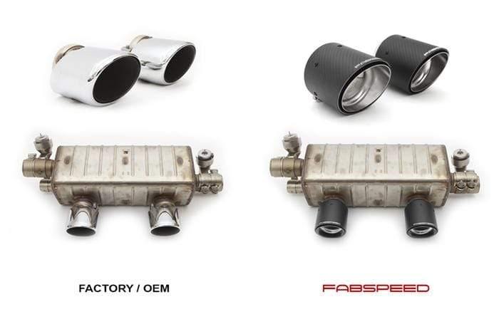 Fabspeed Deluxe Dual Style Tips - Porsche 991.2 Carrera (For PSE)