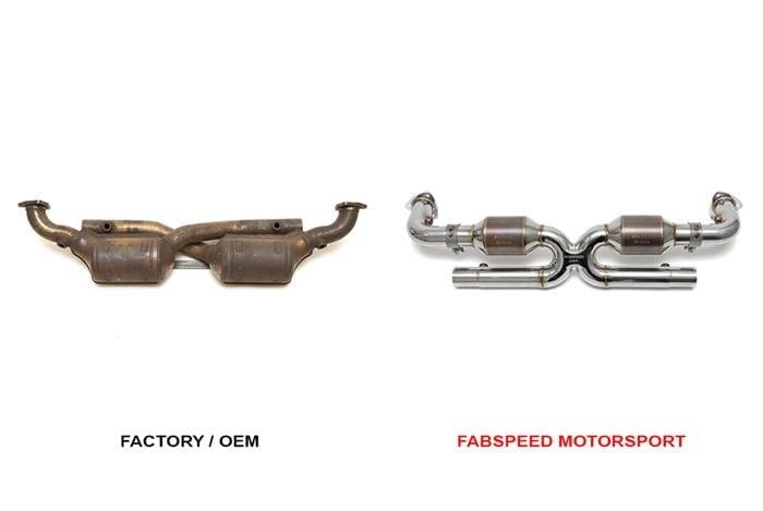 Fabspeed Sport Cat X-Pipe - Porsche 996 GT3