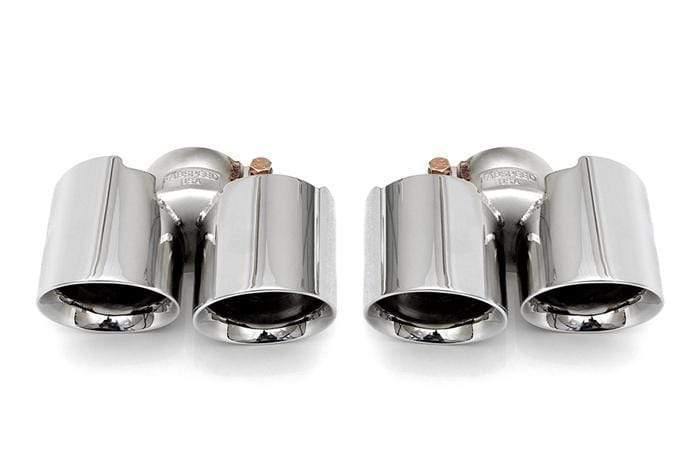 Fabspeed Deluxe Quad Style Tips (Polished) - Porsche 997 Carrera