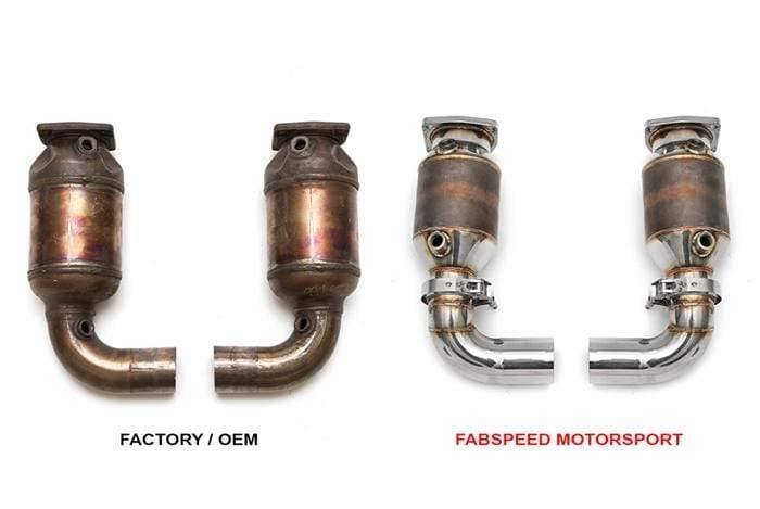 Fabspeed Sport Cat Pipes - Porsche 997 GT2