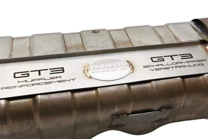 Fabspeed OEM Center Muffler Reinforcement - 997/991 Porsche GT3 | GT3RS