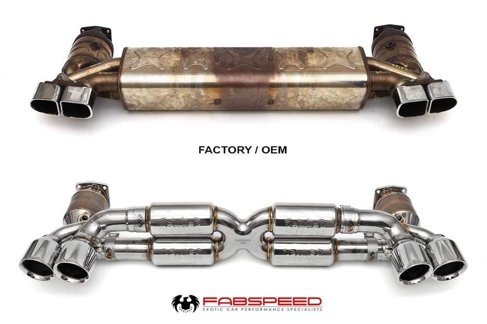 Fabspeed Supersport X-Pipe Exhaust - Porsche 991.2 Turbo/S