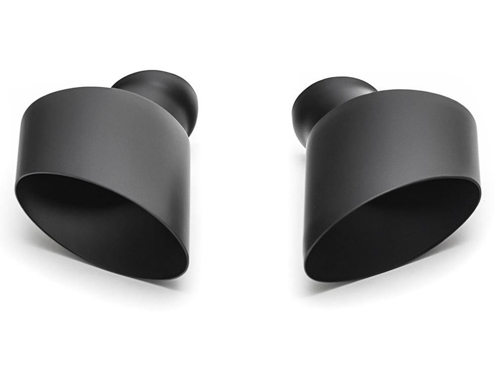 Fabspeed Single Wall Oval Tips (Black Ceramic) - Porsche 993 Carrera