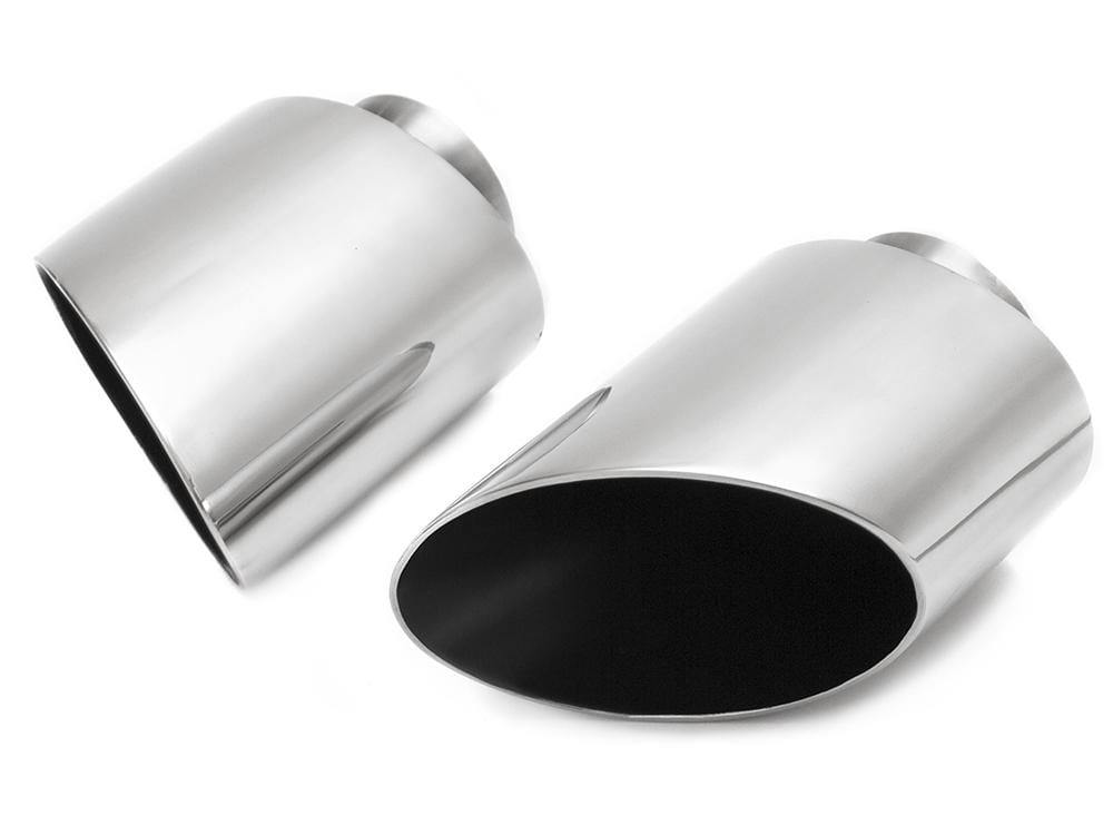 Fabspeed Single Wall Oval Tips (Polished) - Porsche 993 Carrera