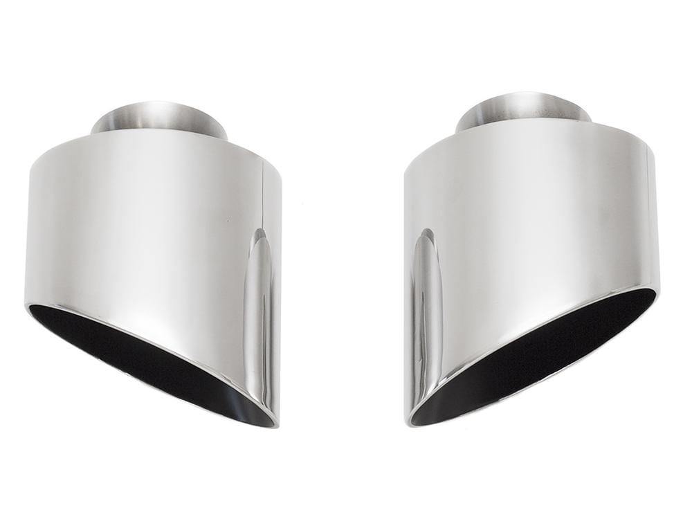 Fabspeed Single Wall Oval Tips (Polished) - Porsche 993 Carrera