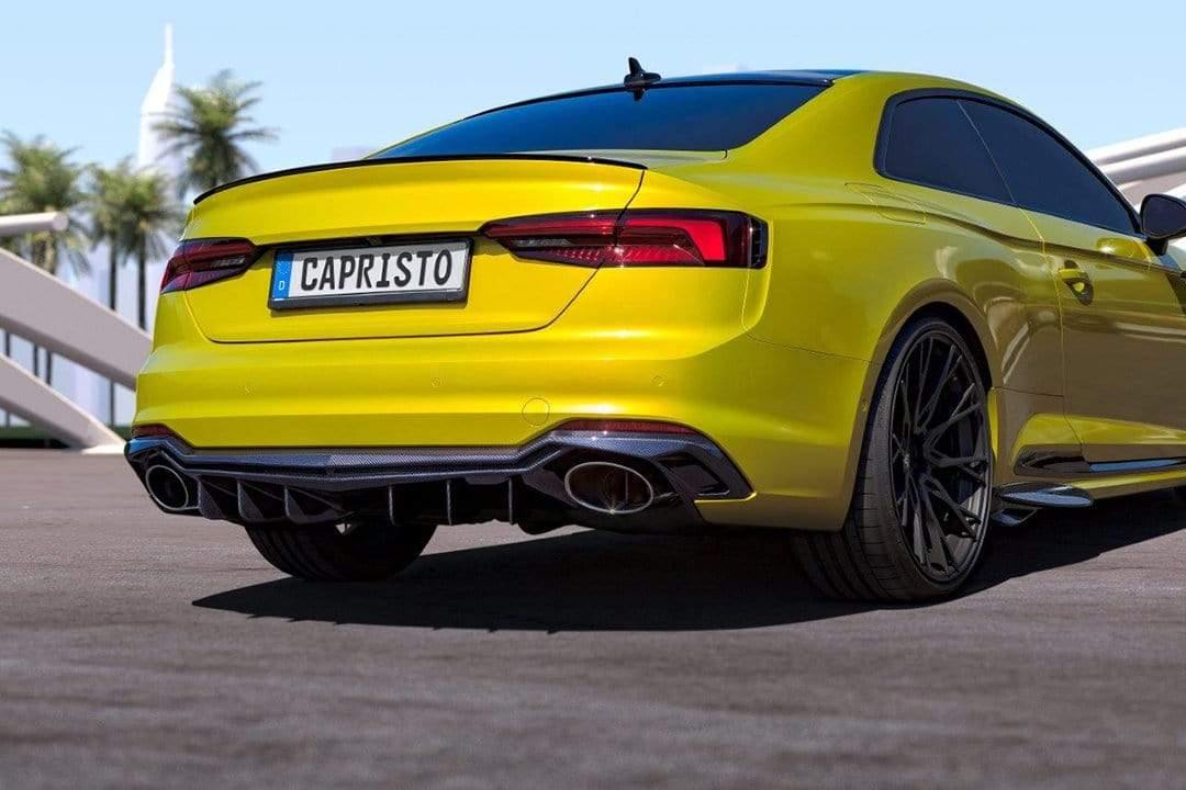 Audi RS5 (B9/F5) Valved Catback Exhaust System w MidPipes, Oval RS-Style Tips, with CES3