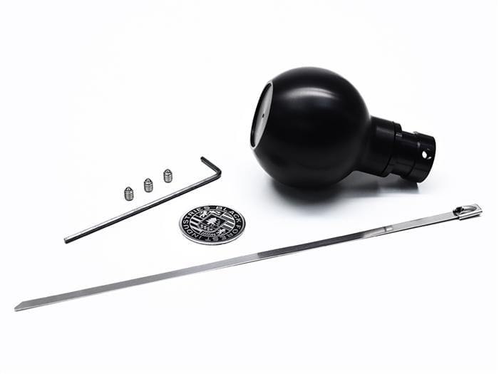 BFI Heavy Weight Shift Knob SCHWARZ - Full Billet (VW/Audi Fitment)