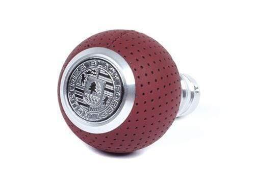 BFI Heavy Weight Shift Knob - Magma Red Air Leather (VW/Audi Fitment)