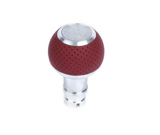BFI GS2 Heavy Weight Shift Knob - Magma Red Air Leather (Audi R8 - M8x1.25)