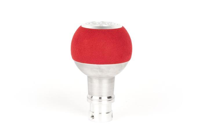 BFI Heavy Weight Shift Knob - Red Alcantara (VW/Audi Fitment)