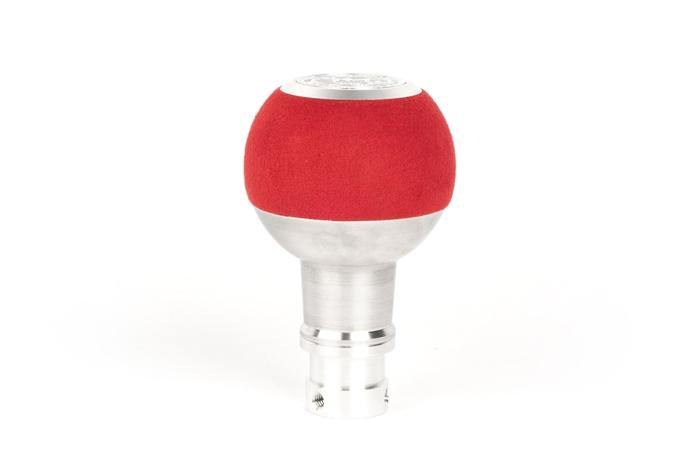 BFI Heavy Weight Shift Knob - Red Alcantara (BMW Fitment)