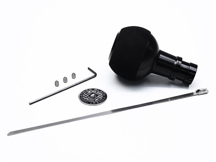 BFI Heavy Weight Shift Knob SCHWARZ - Black Alcantara (VW/Audi Fitment)
