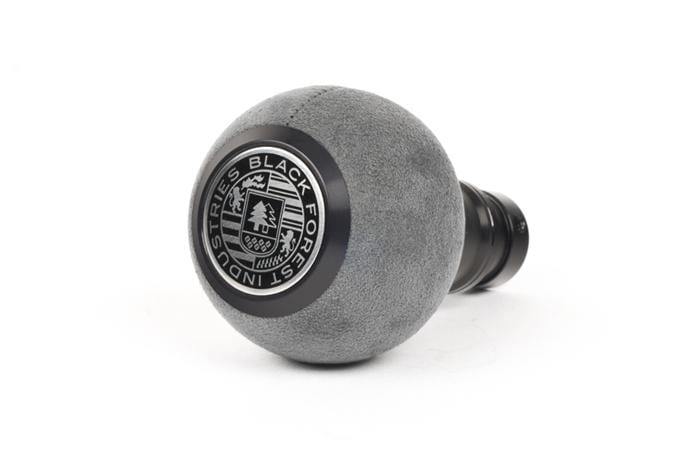BFI Heavy Weight Shift Knob | Gray Alcantara | Black Anodized (VW/Audi Fitment)