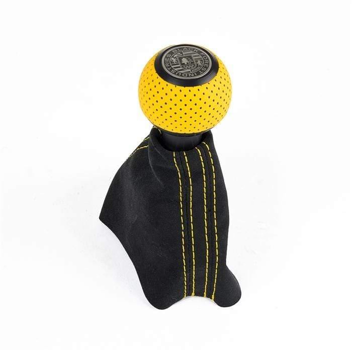 BFI Heavy Weight Shift Knob - Giallo Taurus Yellow Air Leather (VW/Audi Fitment)