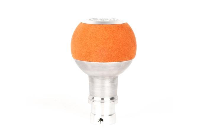 BFI Heavy Weight Shift Knob - Orange Alcantara (VW/Audi Fitment)