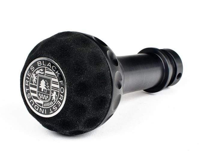 BFI Heavy Weight Shift Knob SCHWARZ - Golf Ball - Black Alcantara (VW/Audi Fitment)