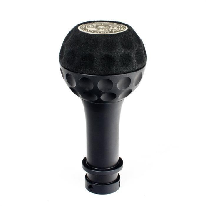 BFI Heavy Weight Shift Knob SCHWARZ - Golf Ball - Black Alcantara (VW/Audi Fitment)