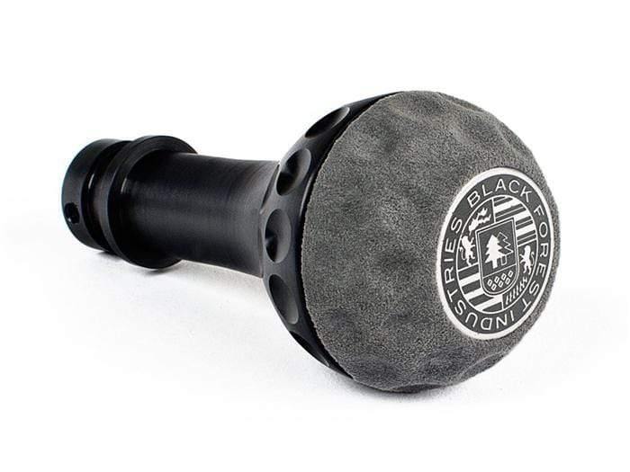 BFI Heavy Weight Shift Knob SCHWARZ - Golf Ball - Gray Alcantara (VW/Audi Fitment)