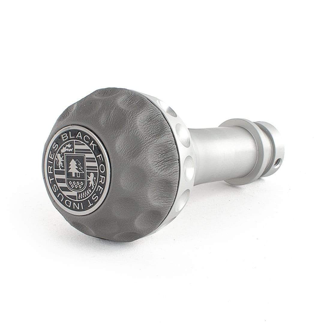BFI GSB Heavy Weight Shift Knob - Graphite Gray Nappa Leather (VW/Audi Fitment)