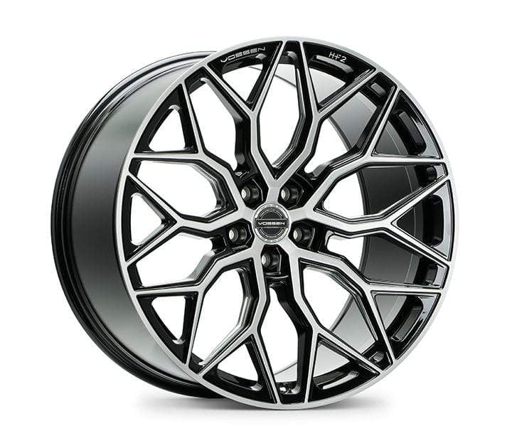 Vossen HF-2 21" 5x112 Wheel in Brushed Gloss Black
