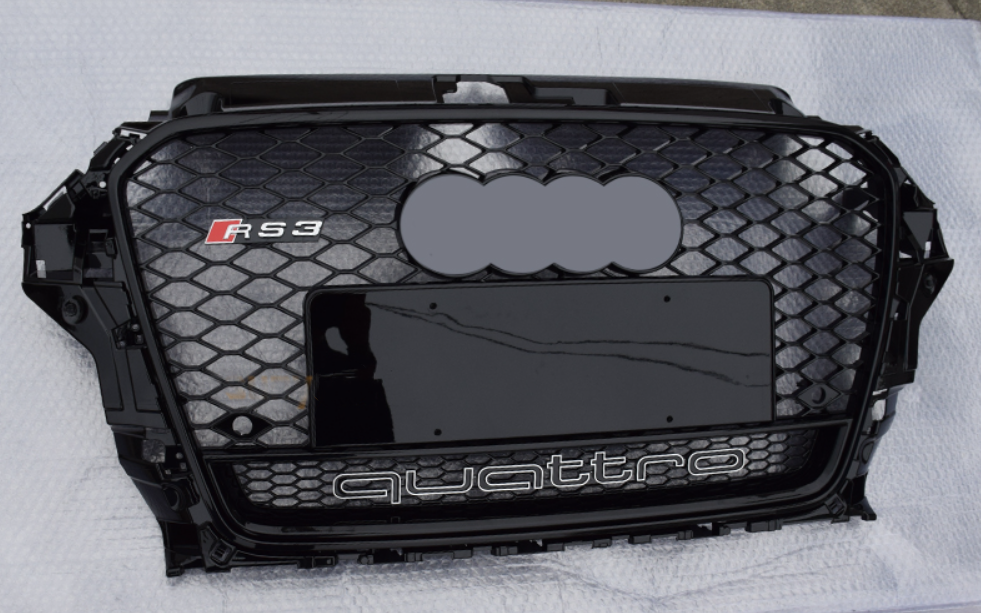 Audi RS3 Honeycomb Front Grille - Quattro | (2013-2016) 8V A3/S3