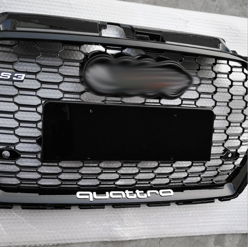 Audi RS3 Honeycomb Front Grille | (2017-2020) 8V.5 A3/S3
