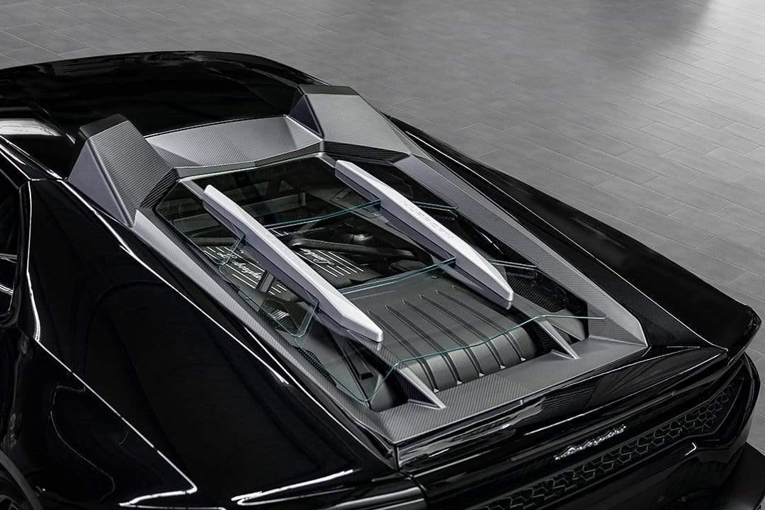 Lamborghini Huracan LP610-4 & LP580-2 - Carbon Engine Bonnet/Hood (With Scoops) Gloss Finish