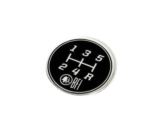 5-Speed Gate Pattern Coin for Heavy Weight Shift Knobs (Longitudinal)