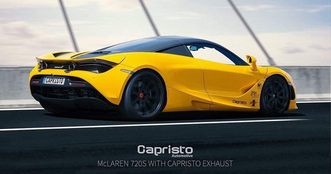 Mclaren 720S – Valved Exhaust with Sports Cats 200 Cell and Carbon Fiber Tips (CES3)