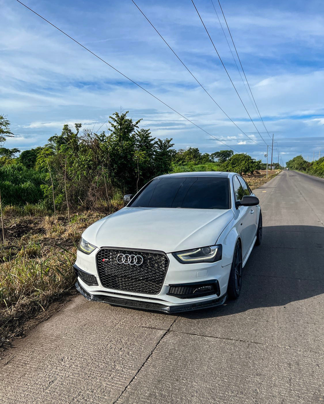 Audi RS4 Honeycomb Front Grille | (2013-2016) B8.5 A4/S4