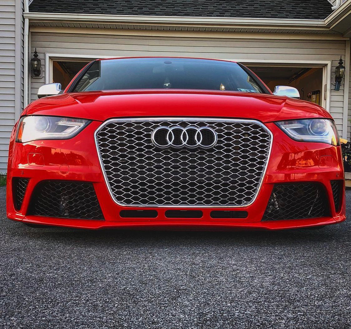 Audi RS4 Honeycomb Front Grille | (2013-2016) B8.5 A4/S4