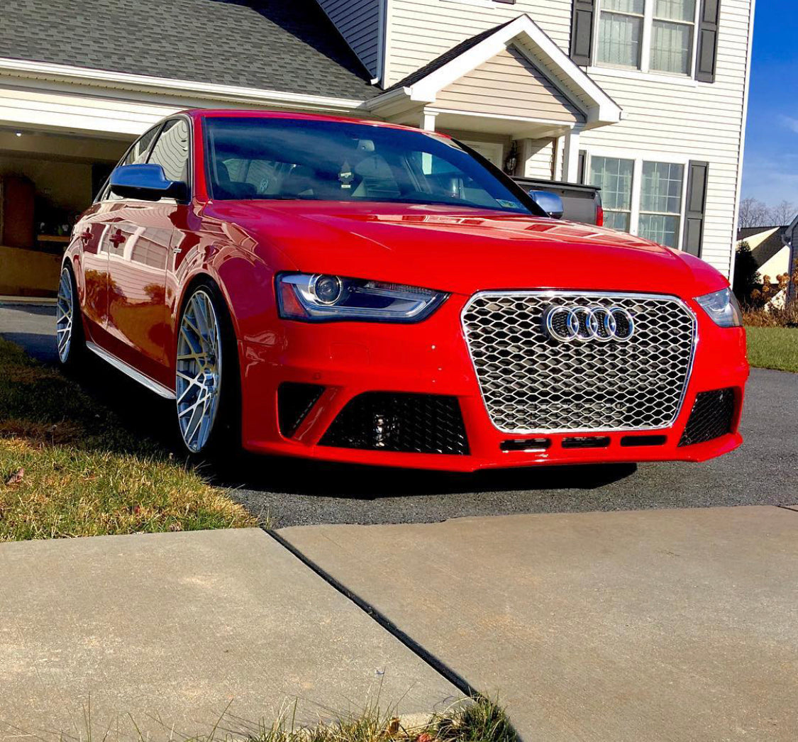 Audi RS4 Honeycomb Front Grille | (2013-2016) B8.5 A4/S4