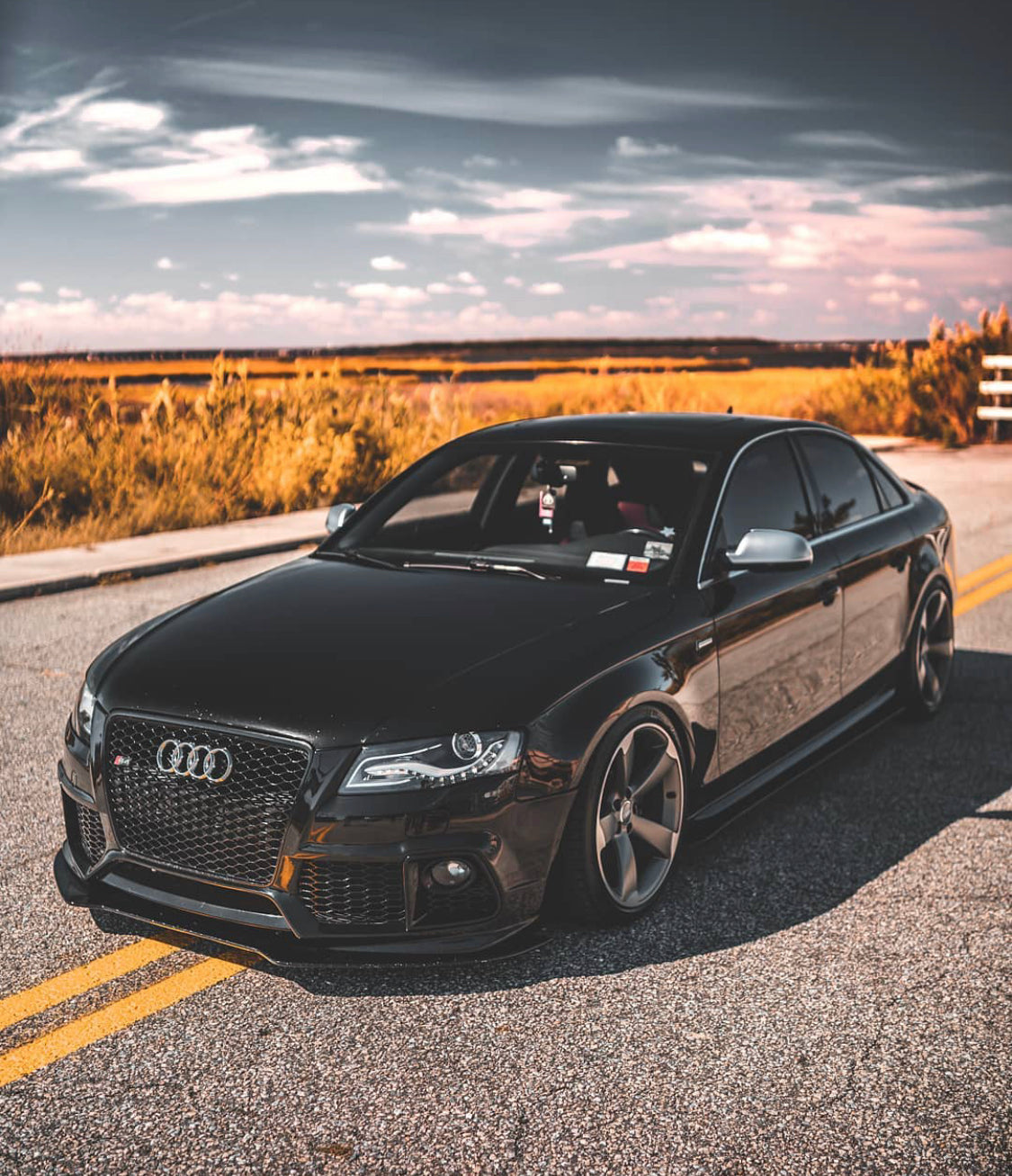 Audi RS4 Honeycomb Front Grille | (2009-2012) B8 A4/S4