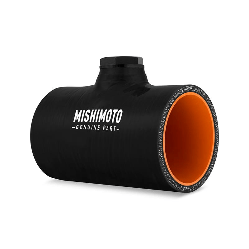 Mishimoto 2.5in Black Silicone Coupler w/ 1/8in NPT Bung