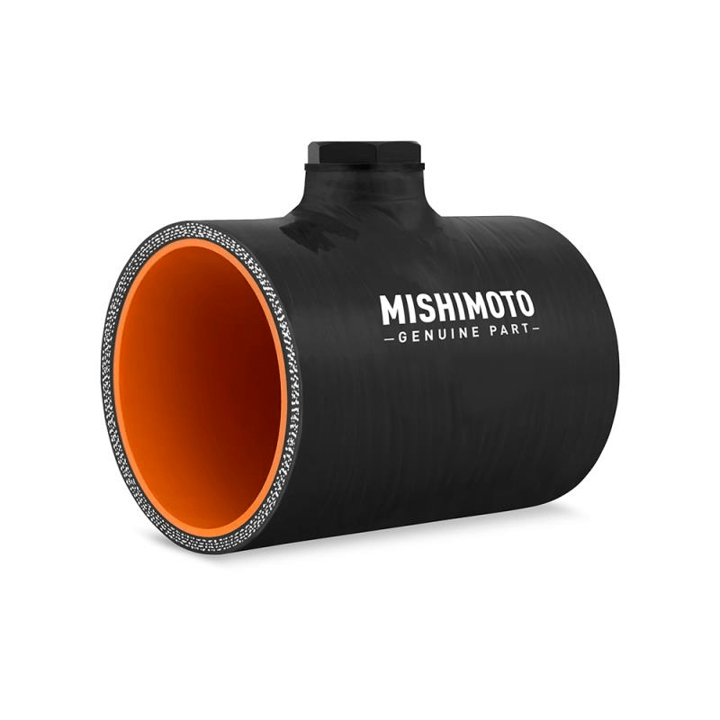 Mishimoto 3.0in Black Silicone Coupler w/ 1/8in NPT Bung