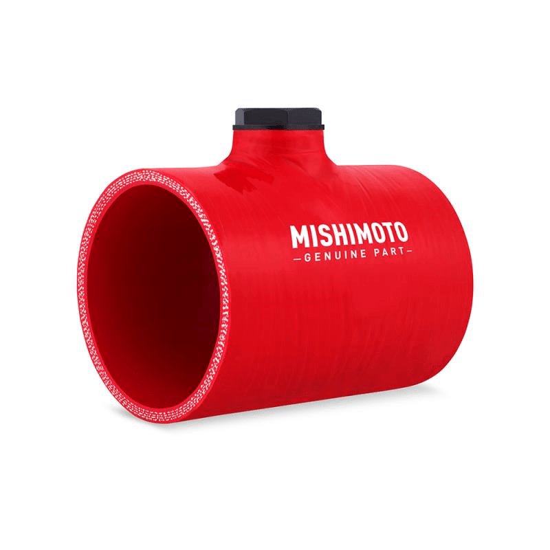 Mishimoto 3.0in Black Silicone Coupler w/ 1/8in NPT Bung