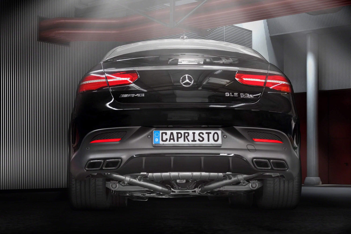 Mercedes GLE63S AMG Coupe (C292) - Valved Exhaust System with Mid-Pipes & CES-3 Remote