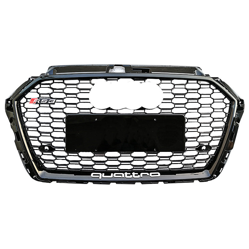 Audi RS3 Honeycomb Front Grille | (2017-2020) 8V.5 A3/S3