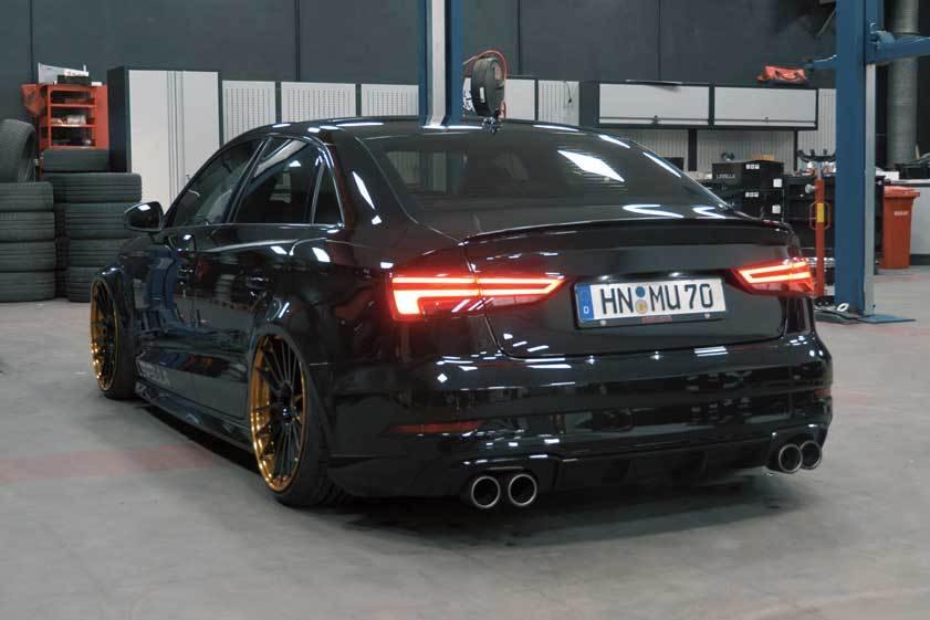 Audi RS3/TTRS - Valved Exhaust System and CES-3 (4 Round Carbon Tips)