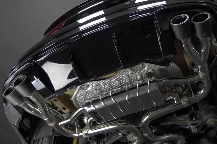 Audi RS3/TTRS - Valved Exhaust System and CES-3 (4 Round Carbon Tips)