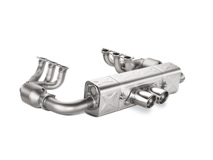 Akrapovic Evolution Race Line Titanium Exhaust - 991 GT3/RS (w/o Tips) - - (NLA)