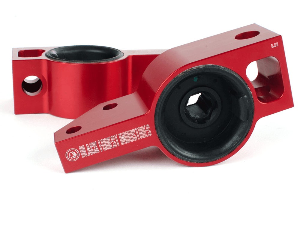 BFI MK5/6 Caster + Rear Control Arm Brackets w/ TTRS Solid Rubber Bushings