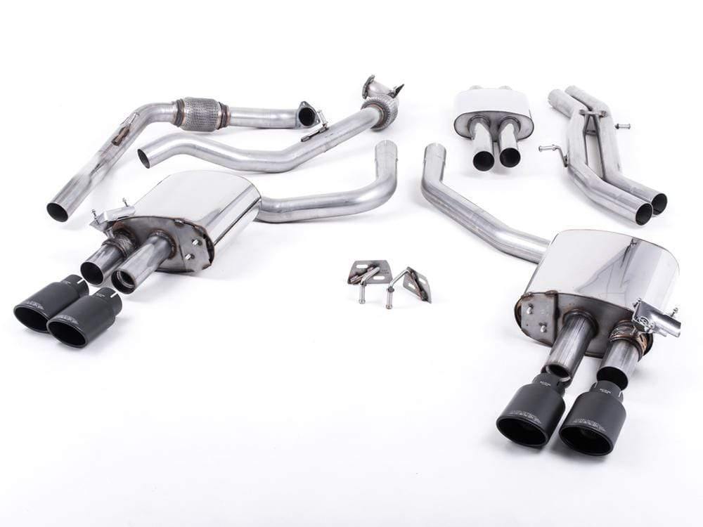 Milltek 2.5" Valved Resonated Cat Back Exhaust - Audi B9 S4 | S5 | 3.0T (w/ Sport Diff)