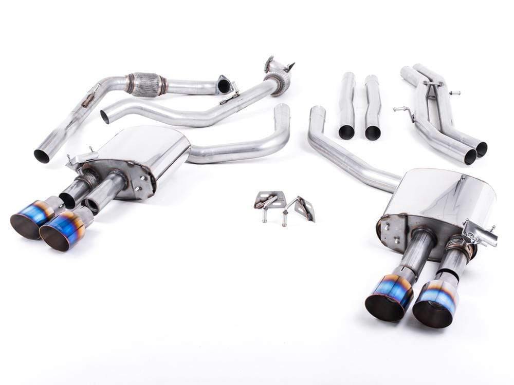 Milltek 2.5" Valved Non-Resonated Cat Back Exhaust - Audi B9 S4 | S5 | 3.0T (w/ Sport Diff)