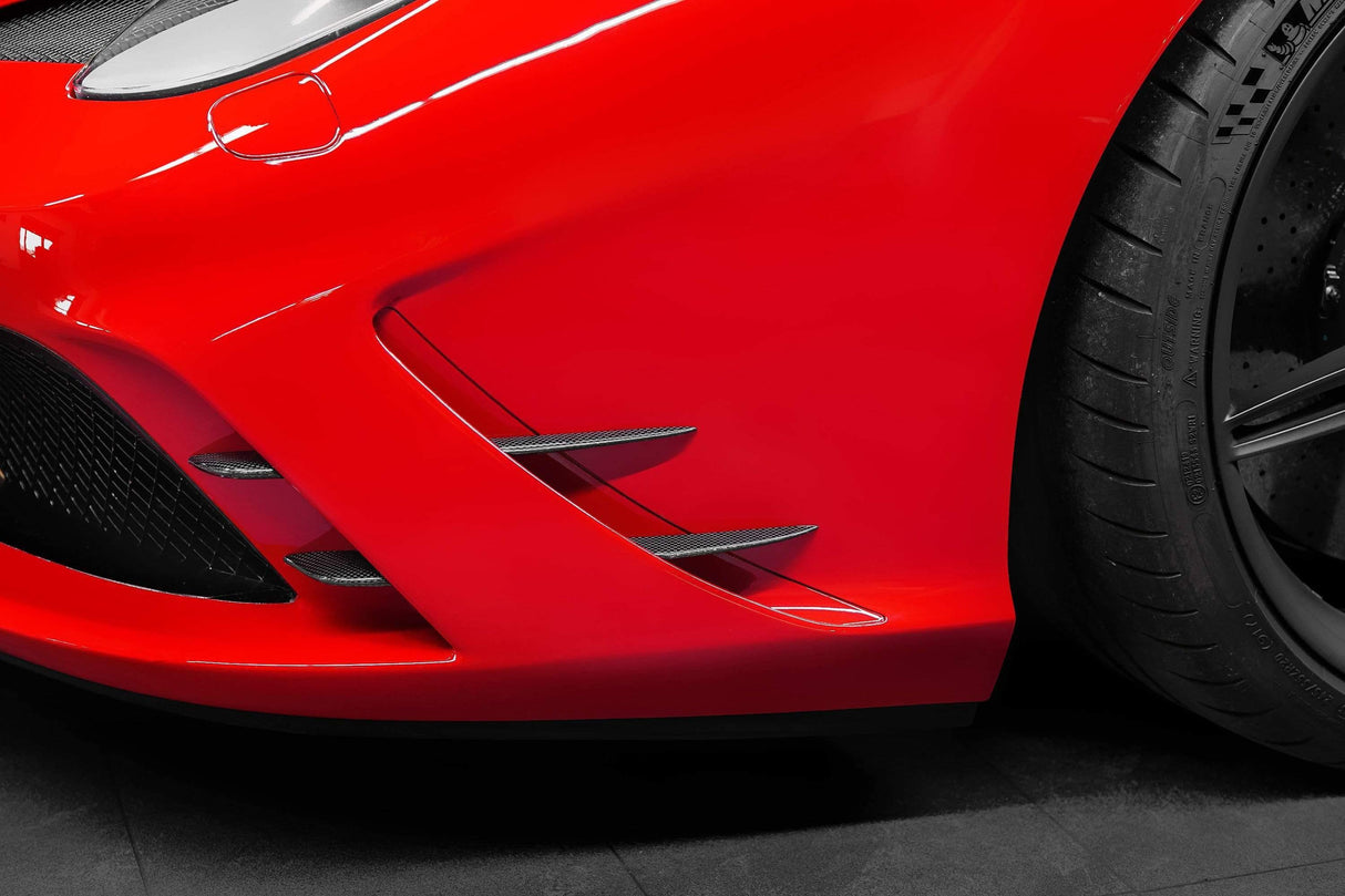 Ferrari 458 Speciale Front Fins (Matte)