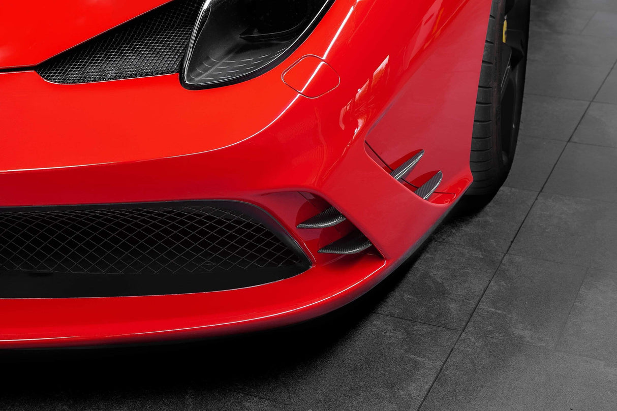 Ferrari 458 Speciale Front Fins (Matte)