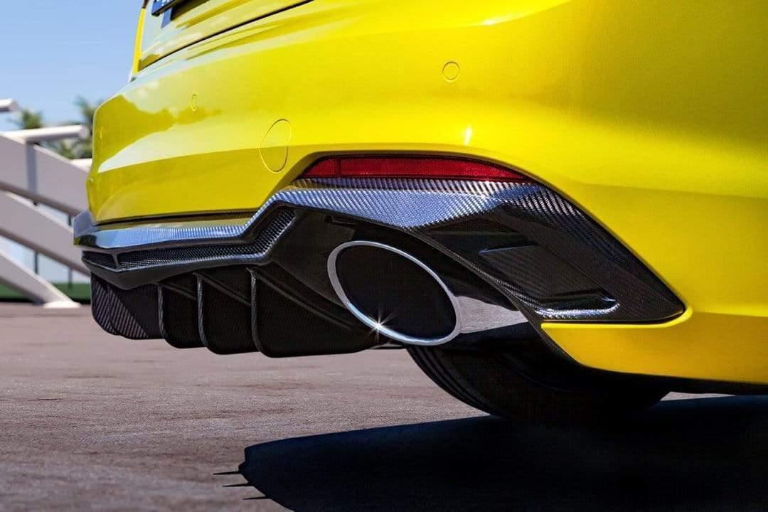 Audi RS5 (B9/F5) Valved Catback Exhaust System w MidPipes, Oval RS-Style Tips, with CES3