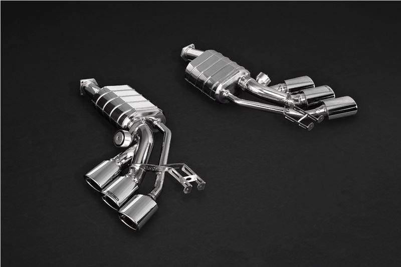 Mercedes G63/500 5.5L V8 BiTurbo AMG (W463, 2012-2018) - Valved Triple Mufflers with CES-3 with ECE